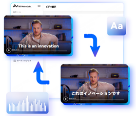 動画の翻訳